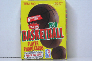Fleer 1990 Basketball Complete Box
